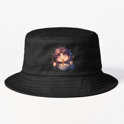 Kirei Kotomine Savoring Ramen Fate Stay Night Chibi Anime Bucket Hat