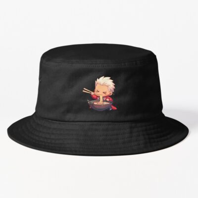 Archer Eating Ramen Fate Stay Night Chibi Anime Bucket Hat