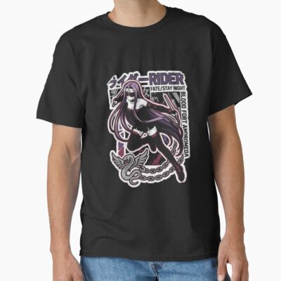 Fate Stay Night Rider Chains Gorgon Queen Design T-shirt