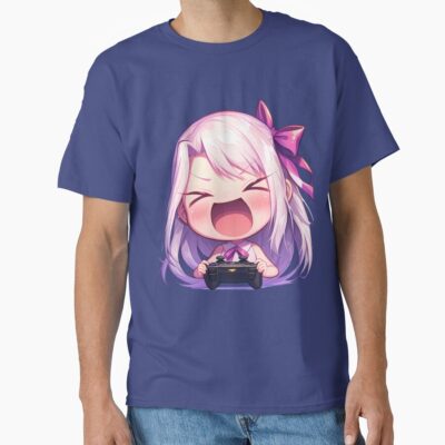 Einzbern Illyasviel Fate Stay Night Anime Chibi Gaming Controller T-shirt