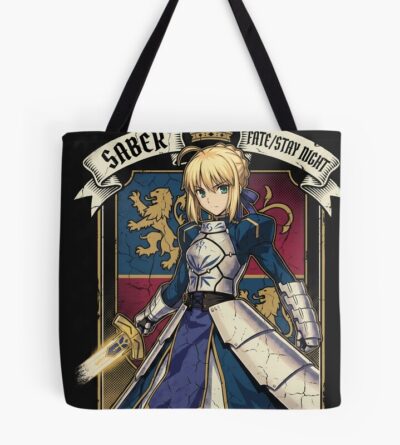 Saber Fate Stay Night Avalon Protector Tote Bag
