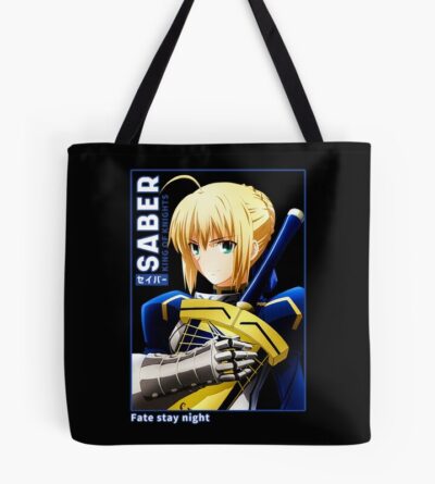 Saber Fate Stay Night Tote Bag