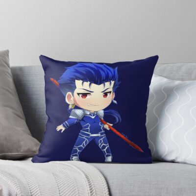 Fate Sn Chibi Lancer Throw Pillow